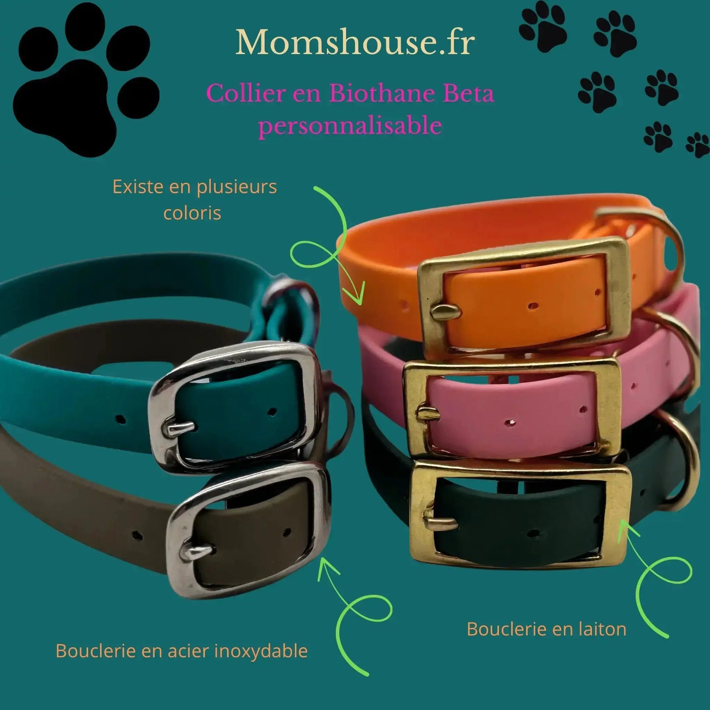 Colliers Classiques 16 mm Momshouse.fr