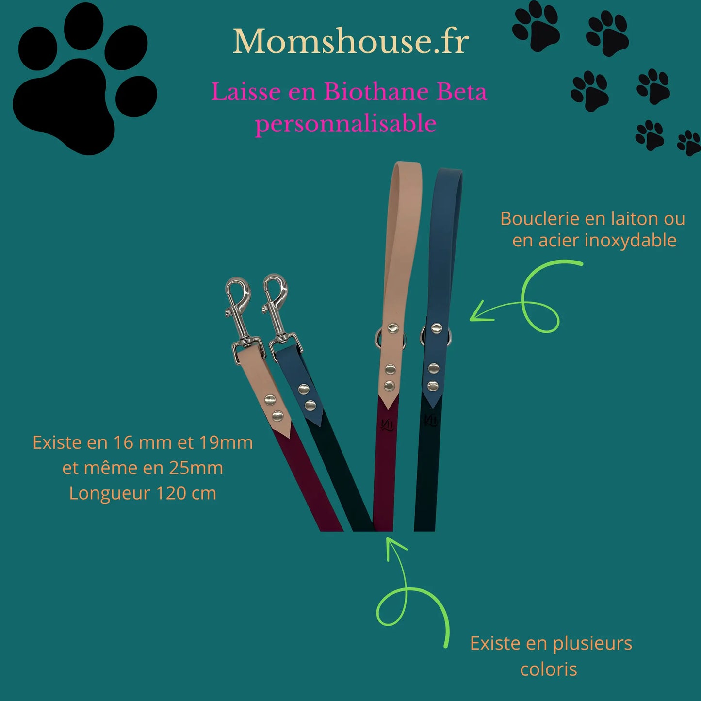 Laisses Urban Nomad Momshouse.fr